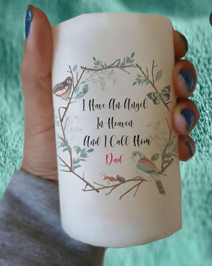 Printing on candle,gold printing